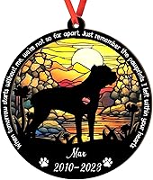 Vista 29 de Adorno personalizado para atrapasoles Bichon Frise, Bichon Frise Sun Catcher Adorno de Navidad – Regalo para perro amante, Bichon Frise 3D 2 capas