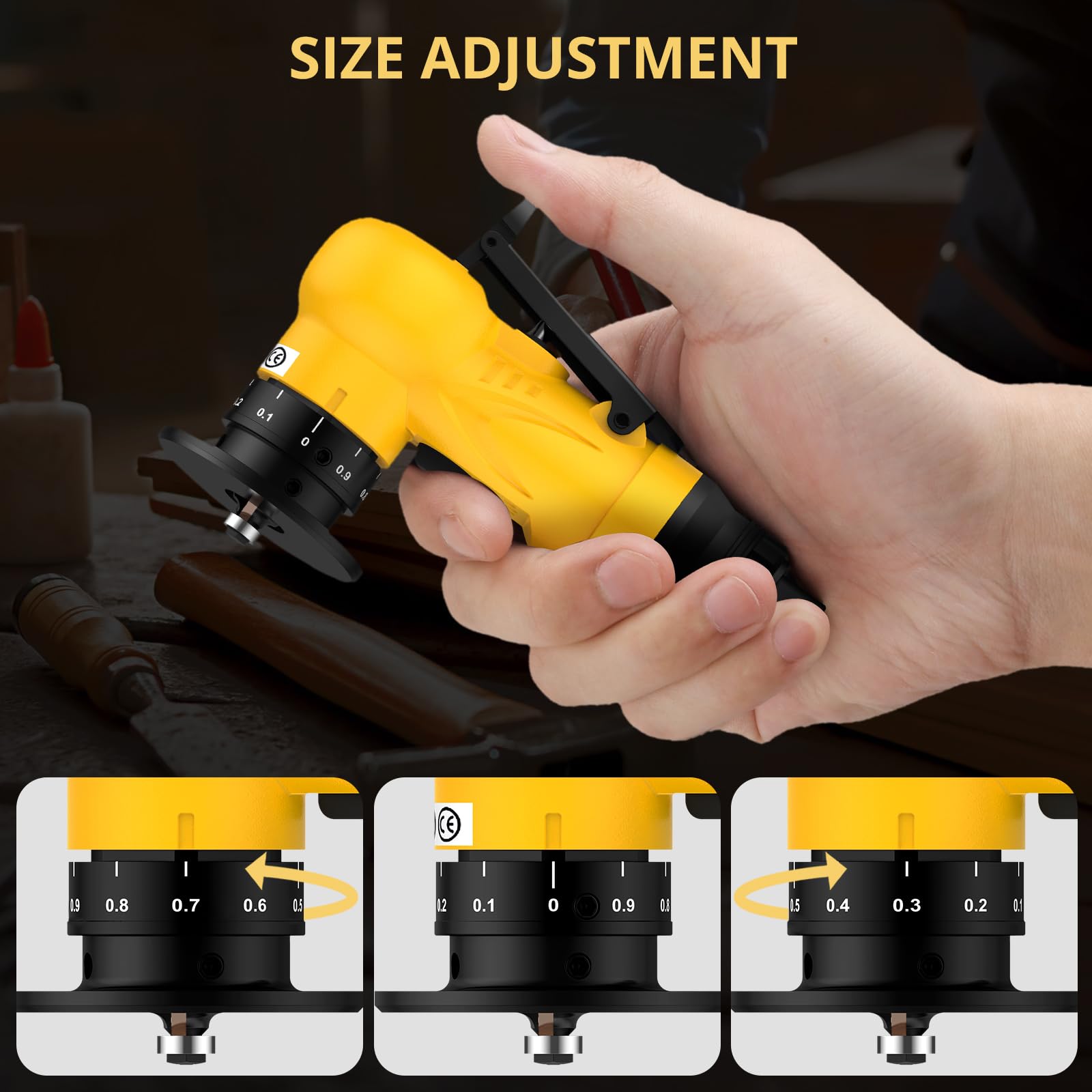 AMTOVL Pneumatic Chamfering Tool - 2-in-1 Blades -5 AMTOVL Pneumatic Chamfering Tool - 2-in-1 Blades -5