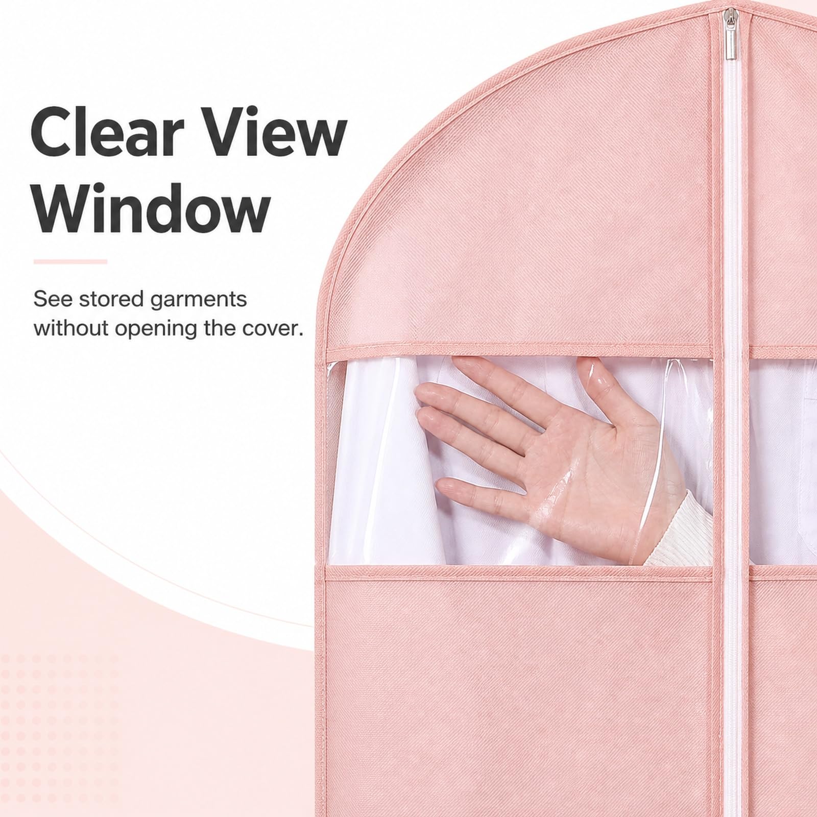 KleidersackTransparent Anzug,Kleidersäcke mit Reißverschluss Kleidersack Kleidersack Anzug Kleidersacke mit Reibverschluss Anzug Schutzhulle Anzug Sack Aufbewahrung für Zuhause