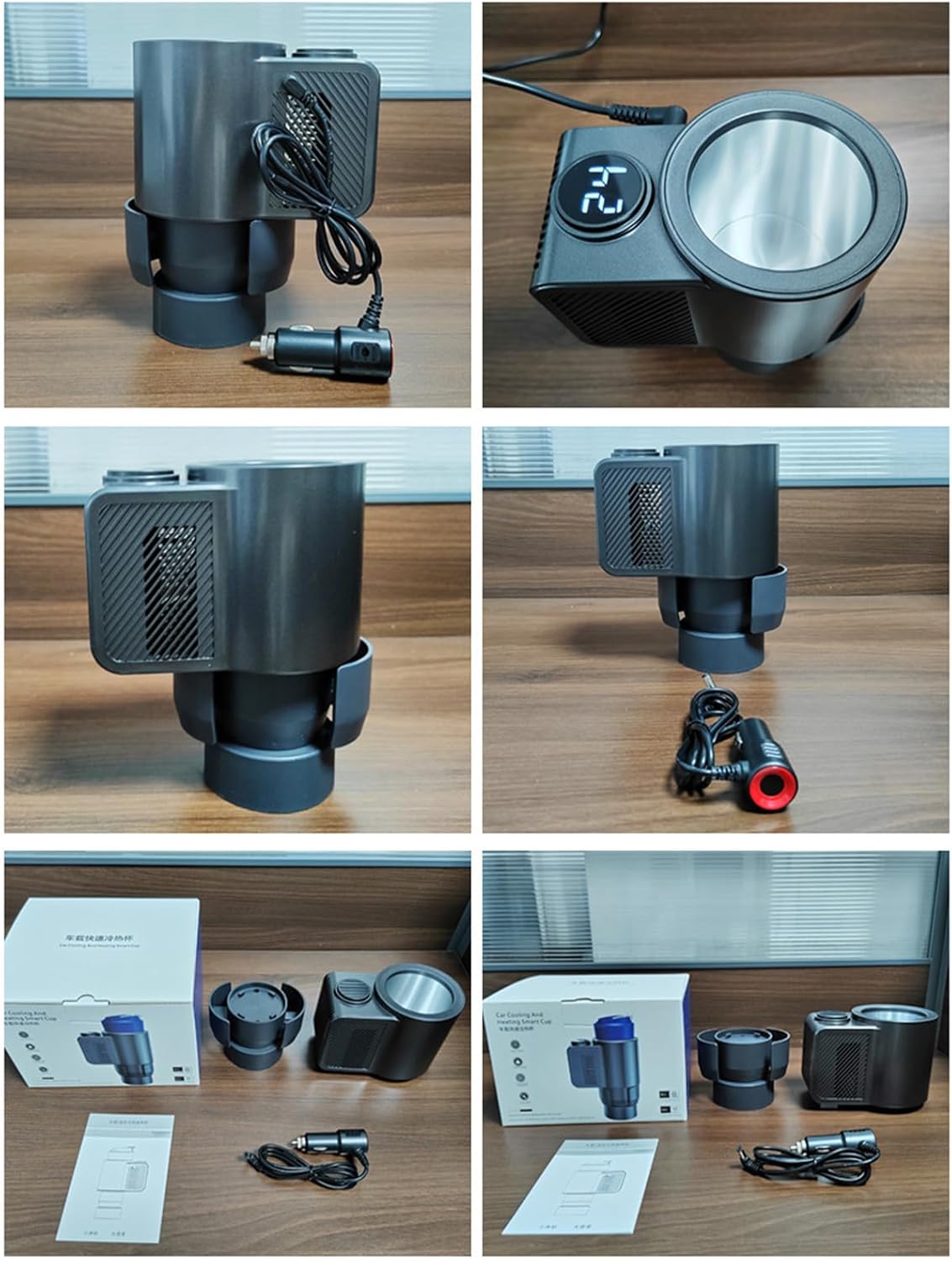 Car Cup Warmer Cooler | Smart Car Cup Mug Holder - 12V 36W Holder for Water Milk Coffee Beverage