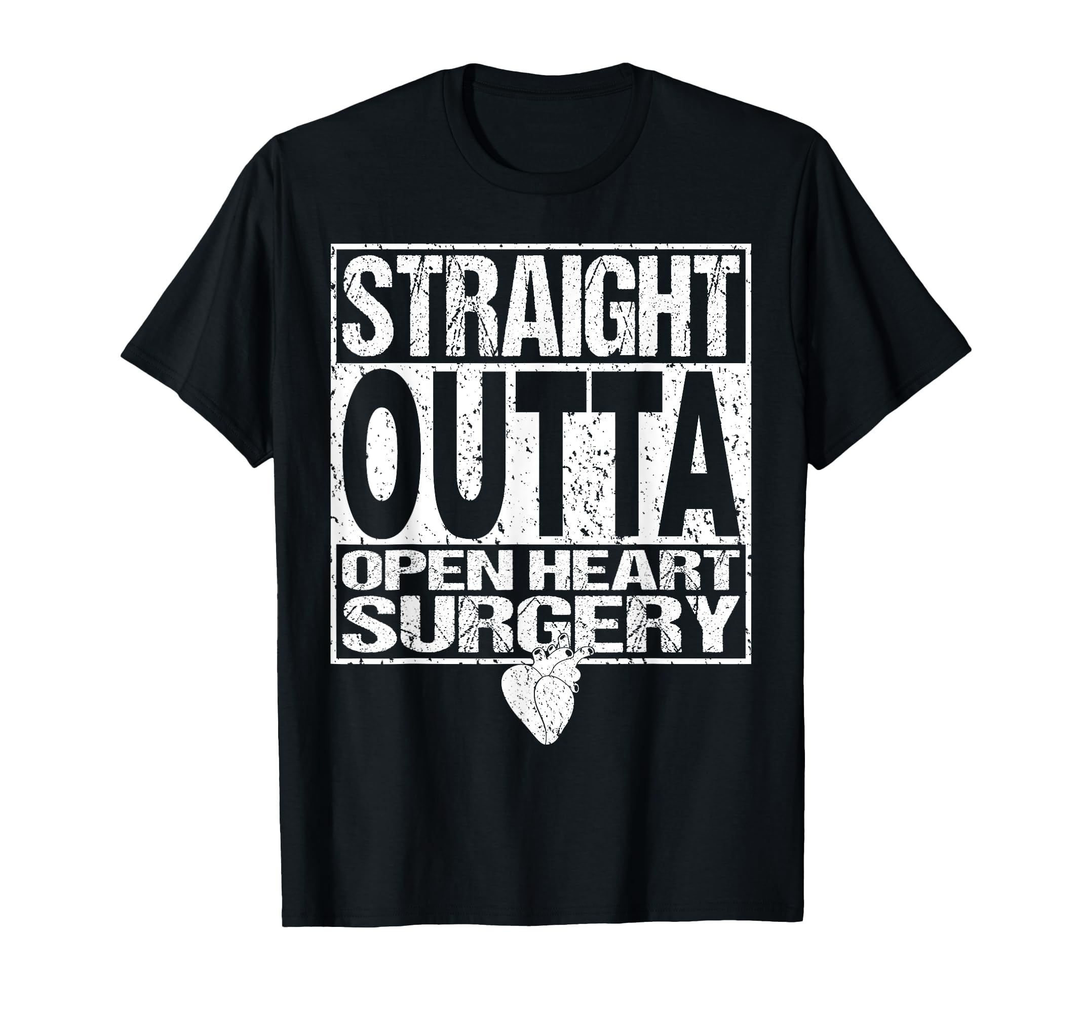 Open Heart Surgery TShirt Survivor Post Attack Recovery Gift T-Shirt