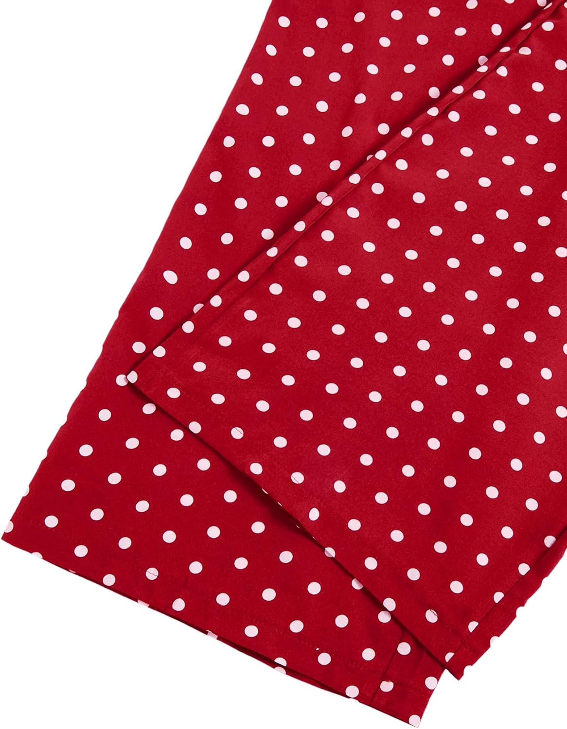 Verdusa Women's 2 Piece Outfits Polka Dots Tie Shoulder Babydoll Tops with Wide Leg Pants Summer Vacation Sets