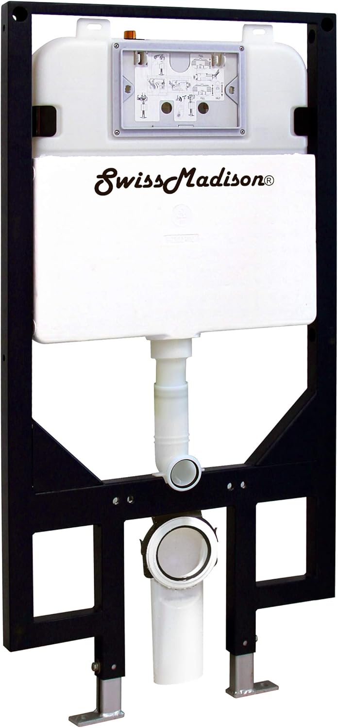 Swiss Madison Well Made Forever SM-WC424 Toilet Tank Carrier, For 2 x 4 Residential Studs, White