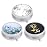 3 Pack Pill Box, Small Pill Case for Purse & Pocket, Cute Travel Medicine Organizer, Portable Medicine Container Holder to Hold Vitamins, Medication, Fish Oil & Supplement, Butterfly
