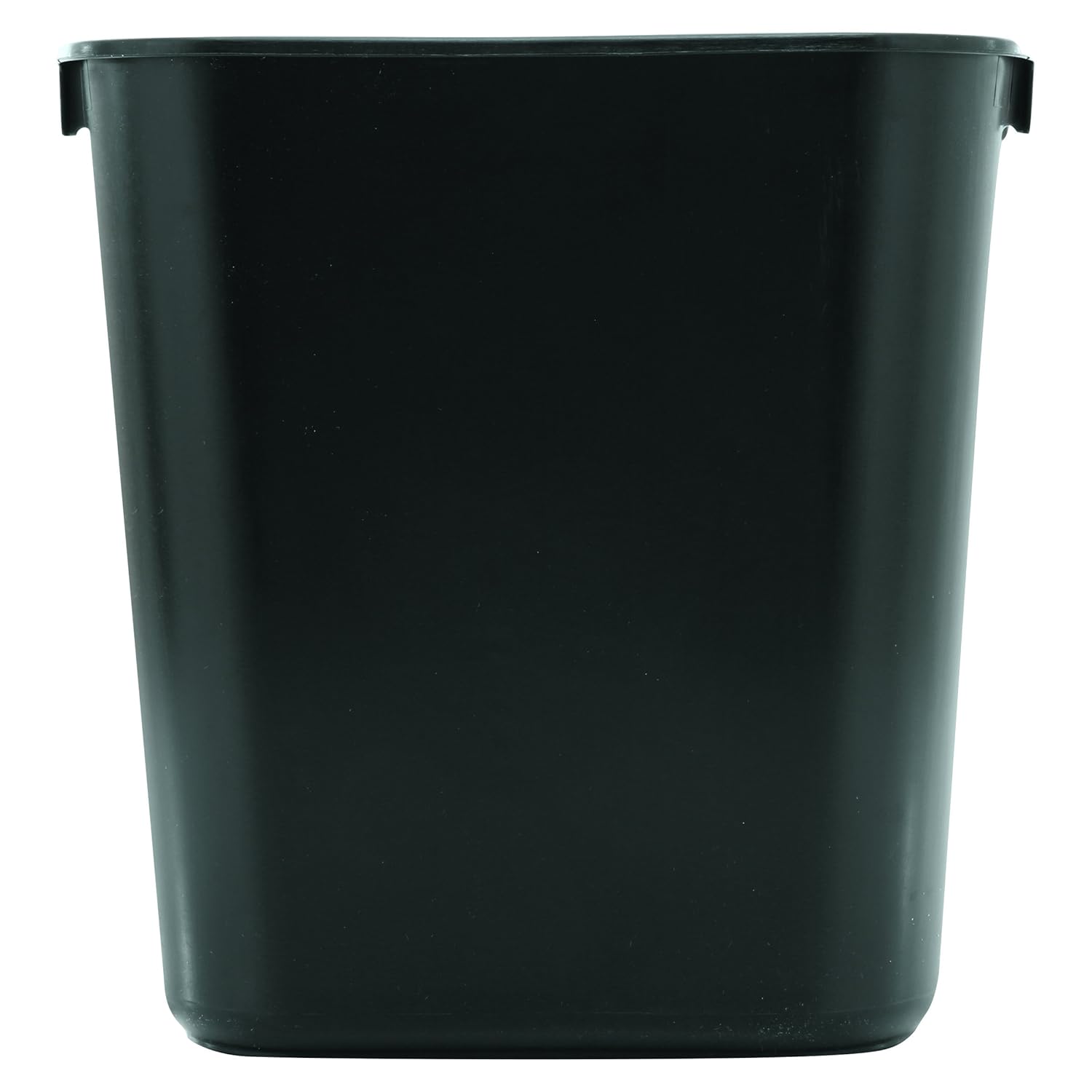 Rubbermaid Commercial Products Fg295500Bla Plastic Resin Deskside Wastebasket, 3.5 Gallon/13 Quart, Black Black 1