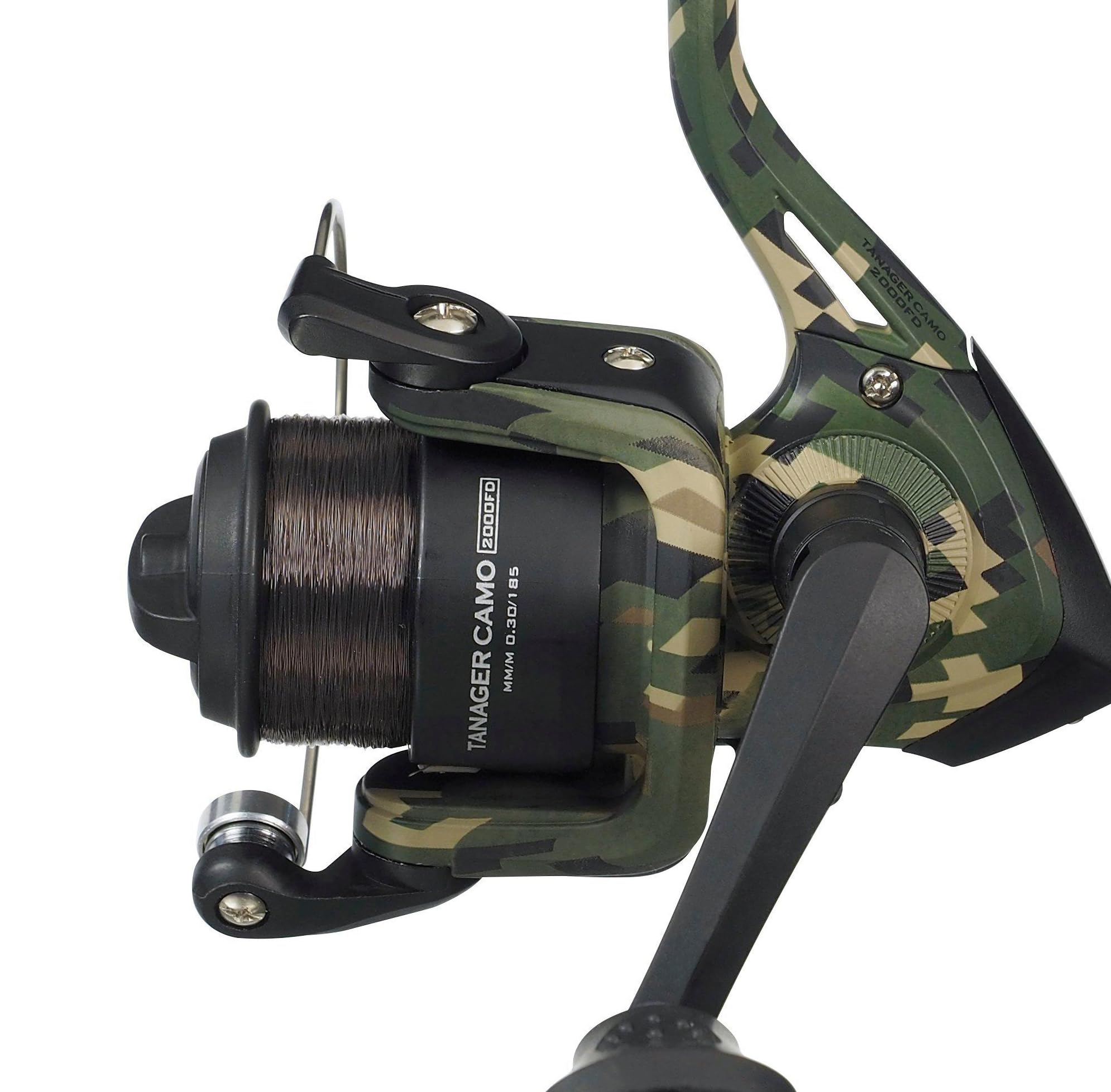Mitchell Tanager Camo II Light/Strong Spinnkombination | Carbonrute & vorgespulte Rolle | Süßwasserangeln auf Hecht, Barsch, Forelle | Anfänger bis fortgeschrittene Angler | Mehrere Optionen