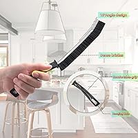 Vista 5 de Cepillo de limpieza de hendiduras, herramienta de cepillo de limpieza multifuncional, cepillo de baño, cepillo de lechada, herramientas de limpieza