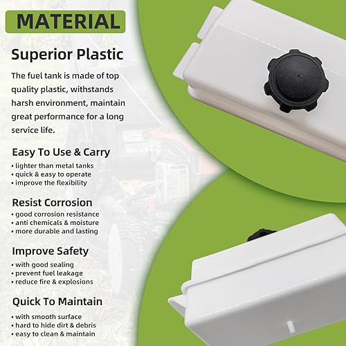 Miniatura 4 de Reemplazar 1 unids 184900 532184900 Tanque de Combustible Reemplazo Tanque de Gas Reemplazo para Husqvarna Poulan Roper Craftsman Weed Eater