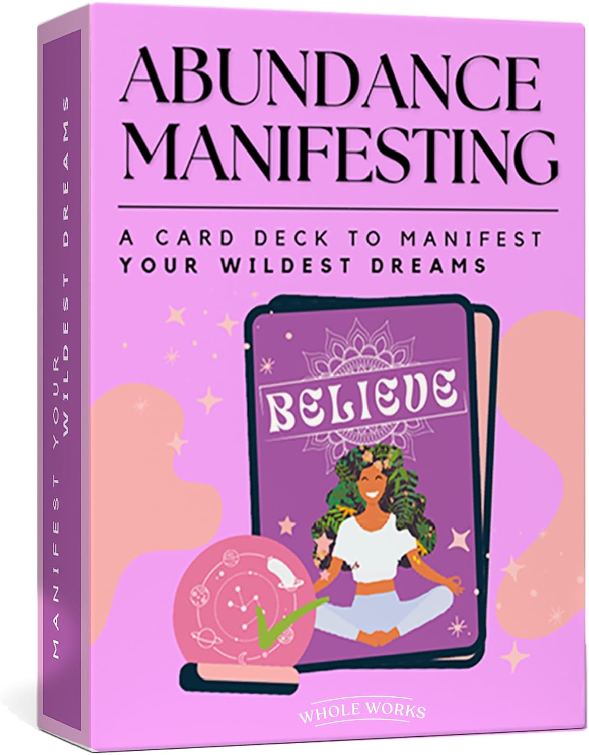 Affirmations Cards for Women: Manifestation Card Deck with Effective Manifesting Techniques – Dive into Law of Attraction, Positive Thinking and Spiritual Principles, Educational Flashcards