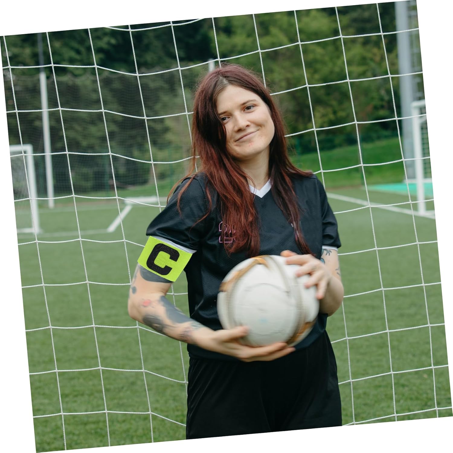 VANZACK 25pcs Elastic Captain Armbands Comfortable Breathable Non- Arm Bands for Soccer Basketball and Team Sports Bright Colors for Adults Boys and Girls Football Supply