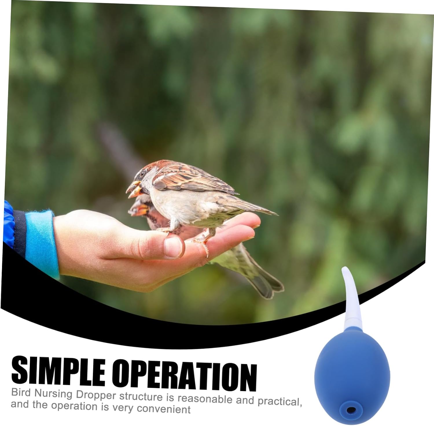Kisangel Squab Weaning Feeder Reusable Pigeon Feeder Compact Liquid Supply Device for Birds