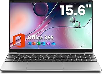 jumper 15.6 inch Laptop with Office 365, HD Display Laptops, 4GB