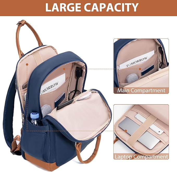 LONG VACATION Luggage Set 6 Piece Luggage ABS hardshell TSA Lock Spinner Wheels Luggage Carry on Suitcase (NAVY, 6 piece set)