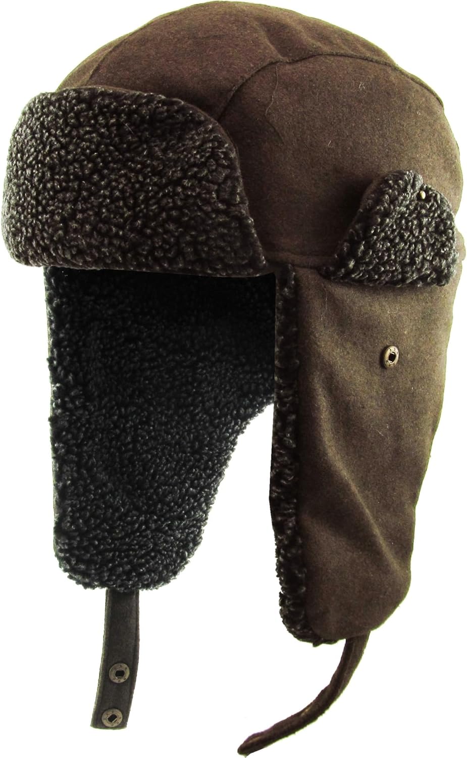 Wool Blend Aviator Trapper hat Trooper Ear Flaps Ushanka Eskimo Russian Warm Winter Cold…