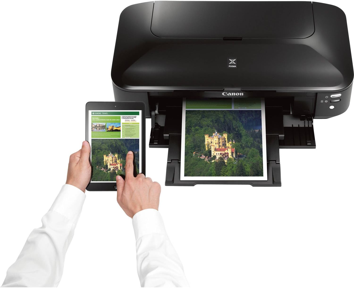 Amazon.com: CNMIX6820 - Impresora de inyección de tinta Canon PIXMA iX6820  - Color - Impresión de 9600 x 2400 ppp - Impresión fotográfica - Escritorio  : Productos de Oficina