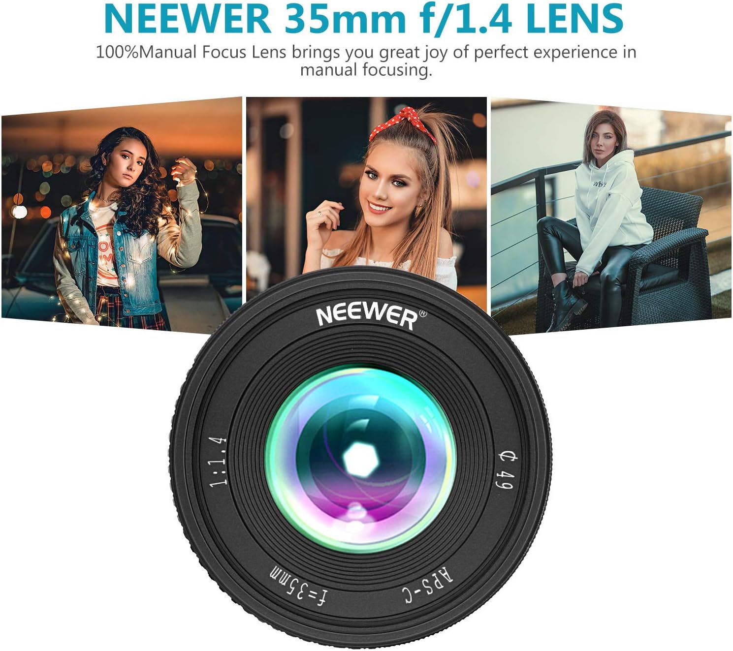 Hоlіdау Dеаlѕ 🛒 Neewer 35mm F1.4 Large Aperture Prime APS-C Aluminum Lens Compatible with Fuji X Mount Mirrorless Cameras X-A1 X-A10 X-A2 X-A3 X-at X-M1 X-M2 X-T1 X-T10 X-T2 X-T20 X-Pro1 X-Pro2 X-E1 X-E2 X-E2s Tесh Dеаlѕ 🔥 Neewer 35mm F1.4 Large Aperture Prime APS-C Aluminum Lens Compatible with Fuji X Mount Mirrorless Cameras X-A1 X-A10 X-A2 X-A3 X-at X-M1 X-M2 X-T1 X-T10 X-T2 X-T20 X-Pro1 X-Pro2 X-E1 X-E2 X-E2s