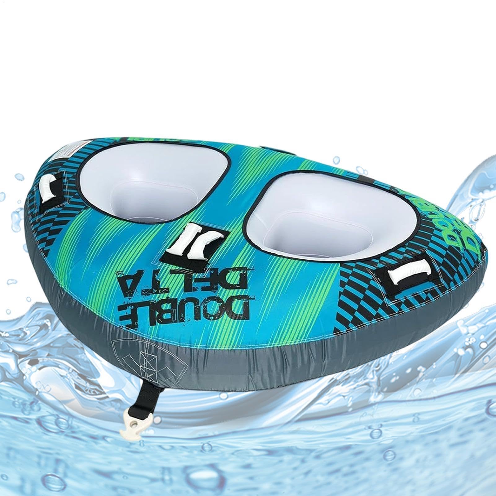 Tubo Trainabile Grande Portatile Resistente All'usura Sport Acquatici Pesca | Grande Zattera Gonfiabile Portatile Trainabile per Sport Acquatici Fiume Pesca Wakeboard Kayak Nuoto Sci d'A