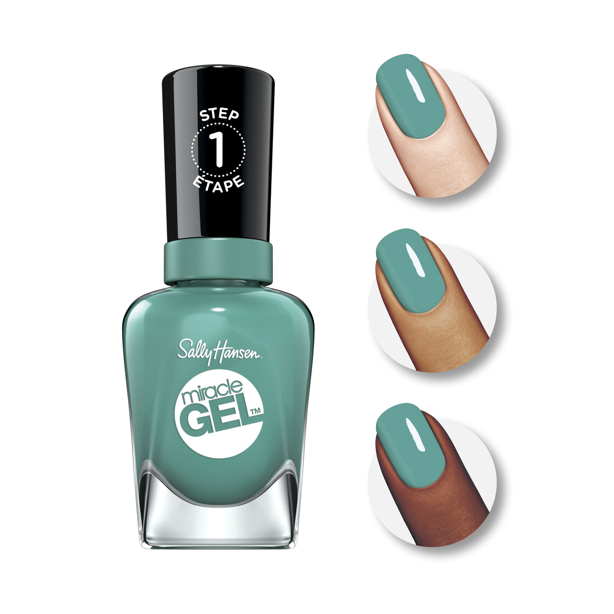 Sally Hansen Miracle Gel S-Teal The Show, .5 Oz, Pack Of 1