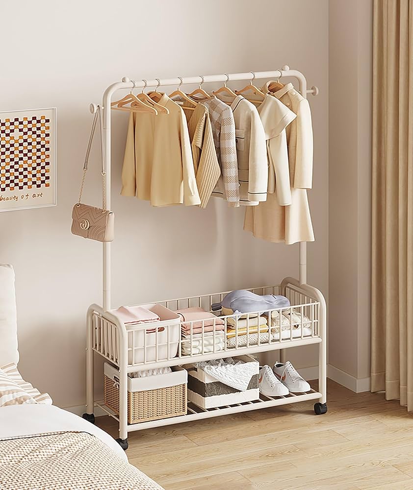 業務用 洋服棚 Amazon｜ハンガーラック 木製 オープンワードローブ