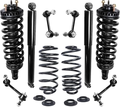 Miniatura 372 de Detroit Axle - Kit de puntales delanteros de 6 piezas para Chevrolet Aveo Aveo5 Pontiac G3 Wave, barra estabilizadora, varillas de acoplamiento