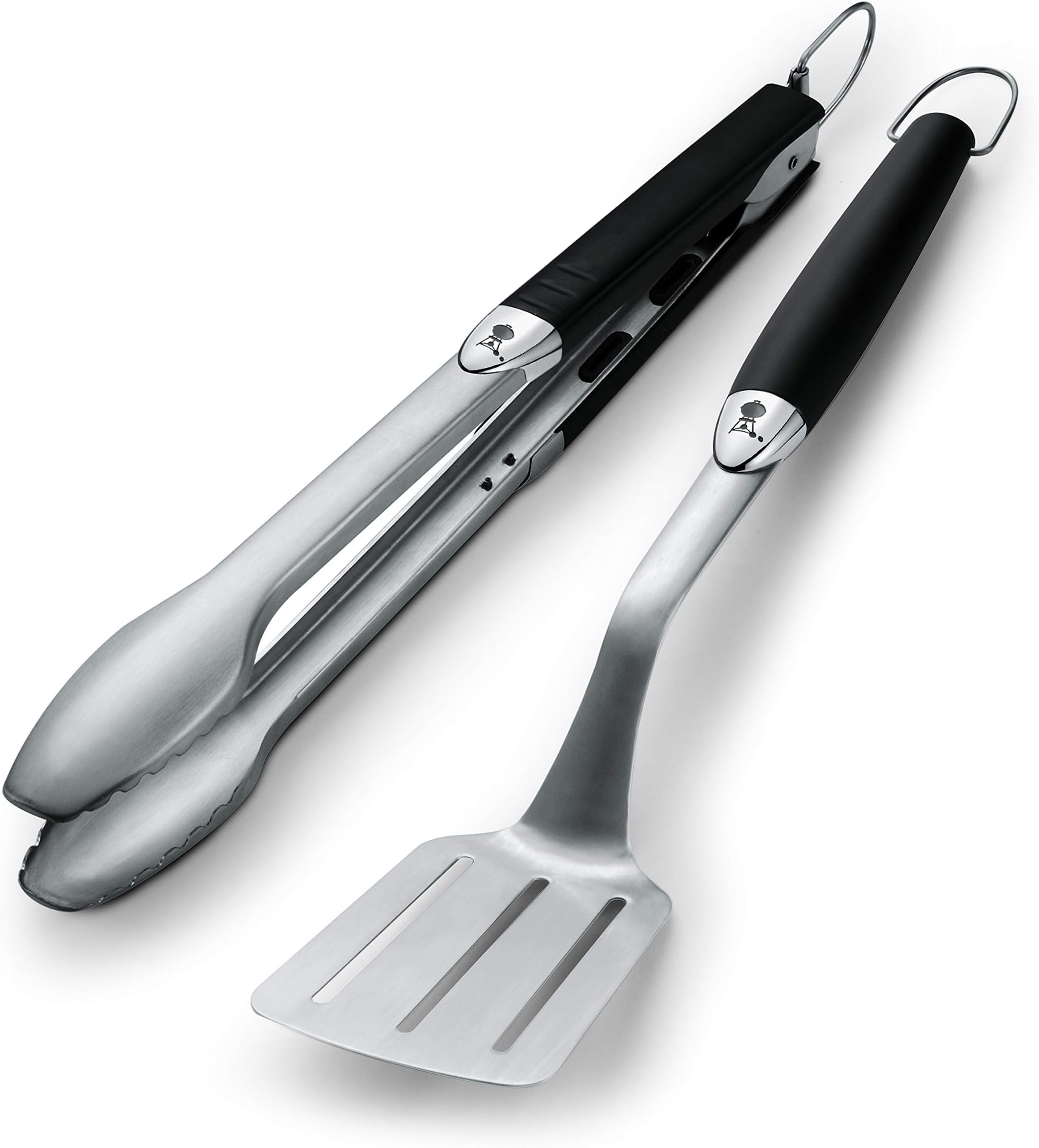 Weber 6625 2 Piece Barbecue Tool Set, Black/silver, One Size