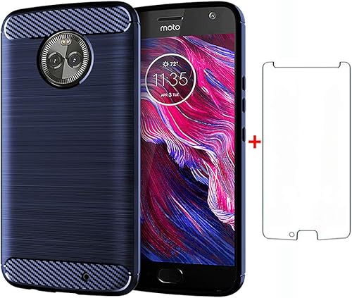 Asuwish Funda protectora para Motorola Moto X4 con protector de pantalla y accesorios de celda delgada y suave de TPU para MotoX4 X 4 generación 4X