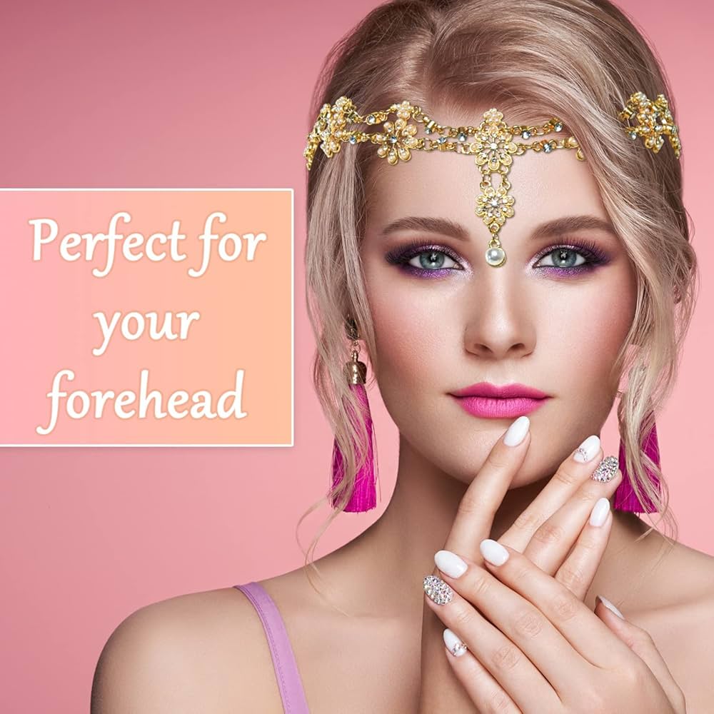 White Crystal Studded Round Hair Comb