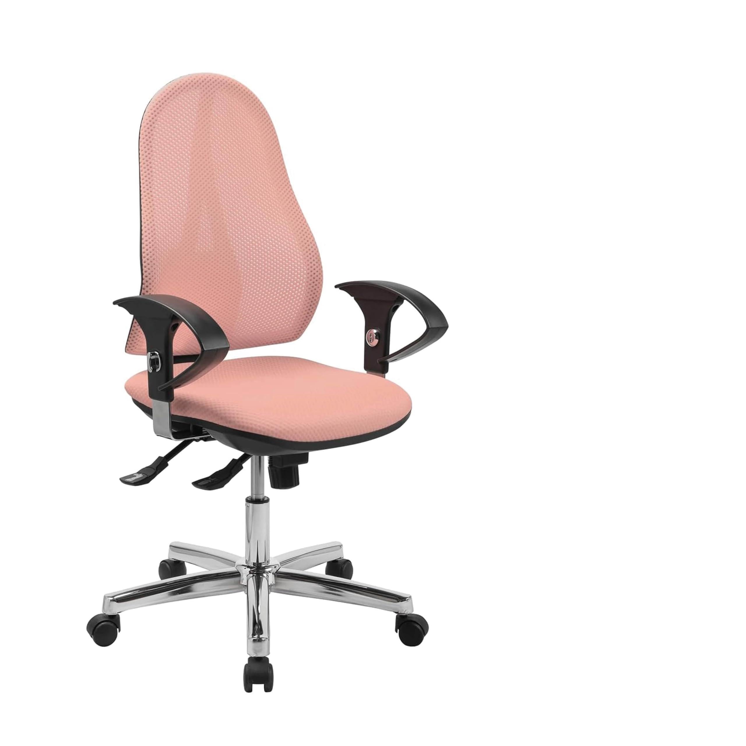 Topstar Bürostuhl Open Point SY inkl. höhenverstellbaren Armlehnen rosa