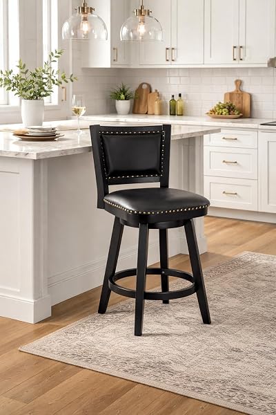 Boraam Broadmoor Swivel Stool