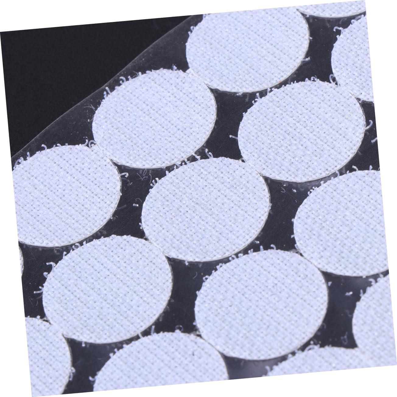SHINEOFI Double Sided Adhesive Dots 900pcs Round Hook Loop No Mark Backing Film