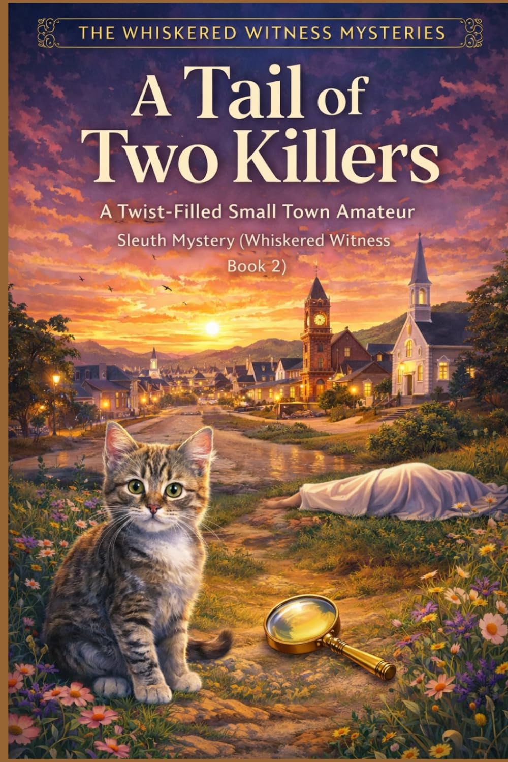 A Tail of Two Killers: A Twist-Filled Small Town Amateur Sleuth Mystery (Whiskered Witness Book 2) (The Whiskered Witness Mysteries)