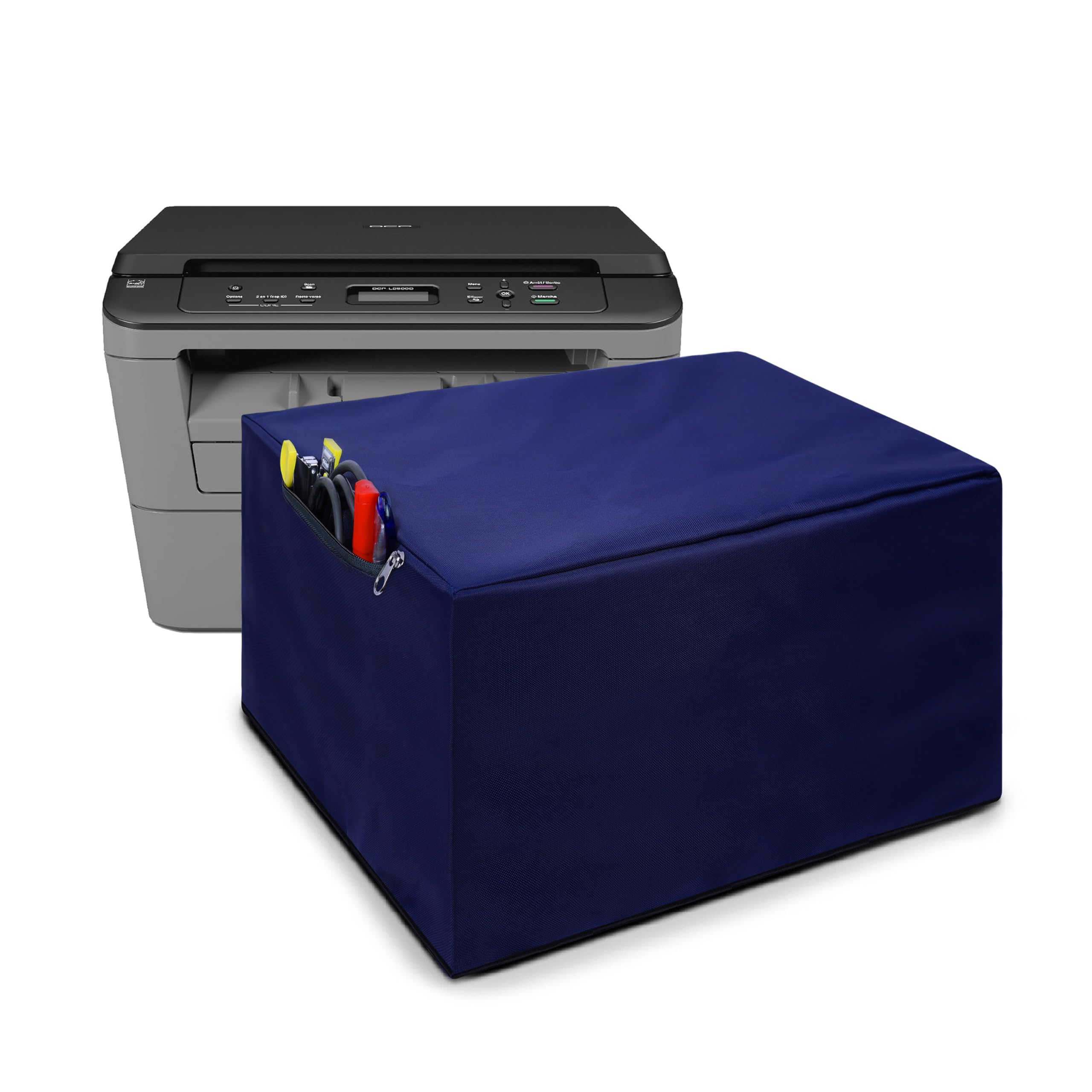 Alifiya Dust Proof Washable Printer Cover for Brother DCP-L2520D Multi-Function Monochrome Laser Printer - Blue