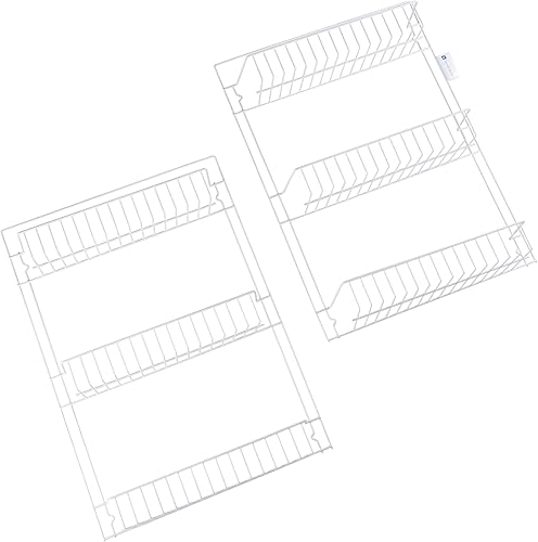 Miniatura 4 de Lavish Home Puerta - Estantes de despensa ajustables de 6 niveles para organización y almacenamiento de cocina 60 pulgadas color blanco