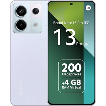 XIAOMI Redmi Note 13 Pro 5G- Smartphone 8+128GB, Snapdragon 7s, 6.67 Inch AMOLED Display, 120Hz, 200MP Ultra Clear Camera wit