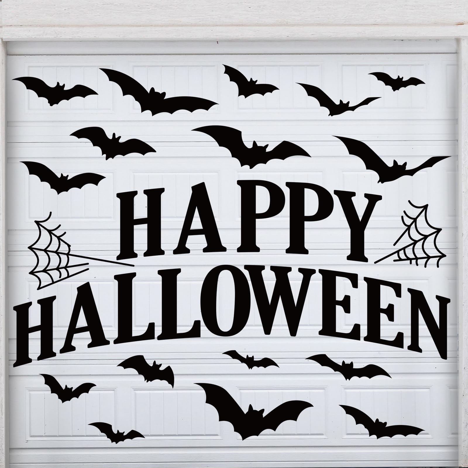 Aimants de porte de garage d'Halloween chauve-souris magnétiques souples