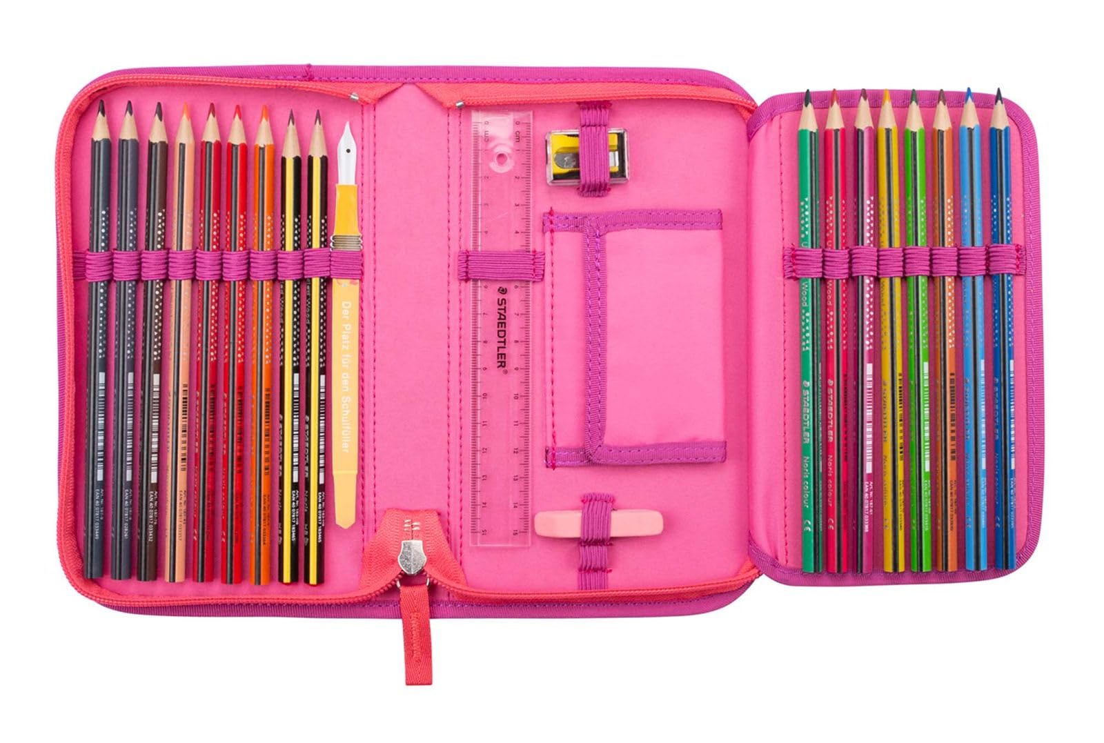 DerDieDas ErgoFlex Tiny Schulranzenset 5-teilig Roses