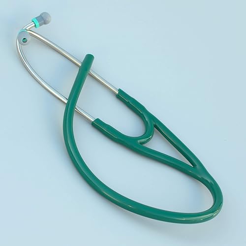 Miniatura 1 de Tubo de repuesto de CardioTubes se adapta a estetoscopios Littmann Master Cardiology and Cardiology III - Tubo binaurales de 0.276in verde oscuro