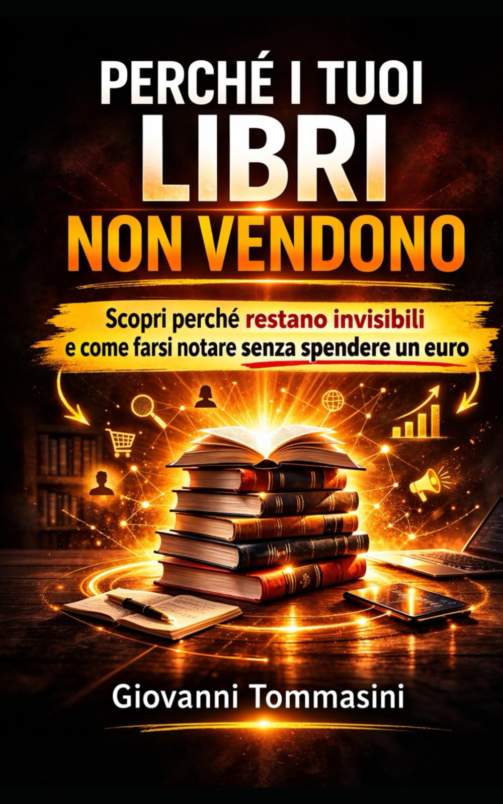 PERCHÉ I TUOI LIBRI NON VENDONO: Scopri perché restano invisibili e come farsi notare senza spendere un euro: 9 (Architettura del Pensiero)