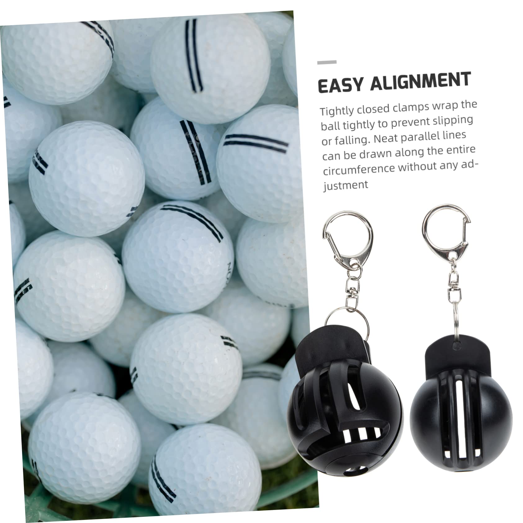 VANZACK Golf-Liner Kombinierte Kits Golf-Marker Golflinienmarkierung Golfball personalisiert Golfball Marker Golfball-Linienmarkierungswerkzeug Golfballmarker-Schablone Abs