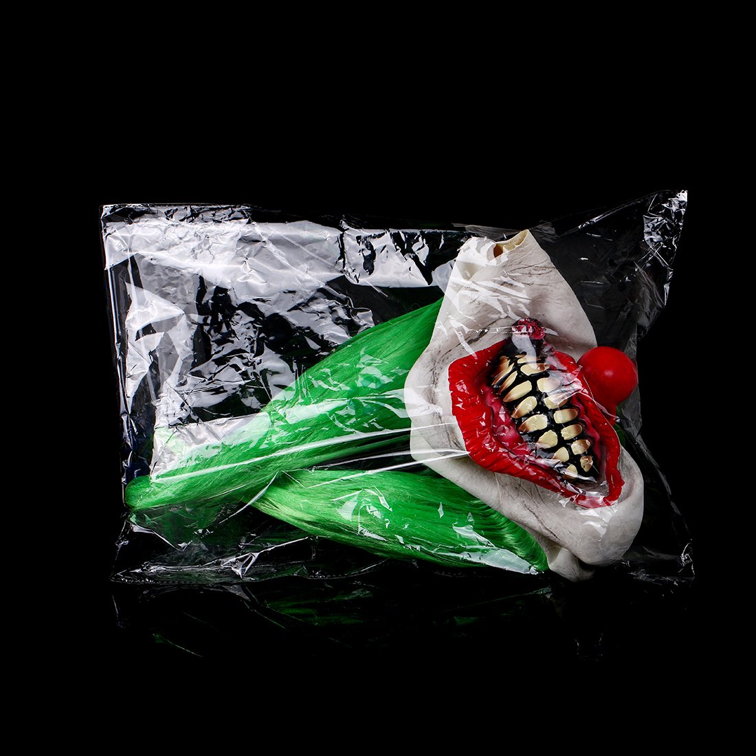 Hyaline&Dora Evil Scary Demented Psycho Clown Latex Mask with