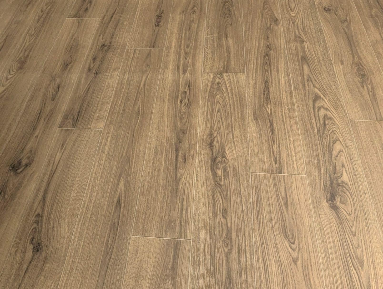 PVC Bodenbelag Vinylboden in Eiche Landhausdiele – Natürliche Holzoptik in breiten Planken, Zuschnitt (2m breit / 4,5m lang)