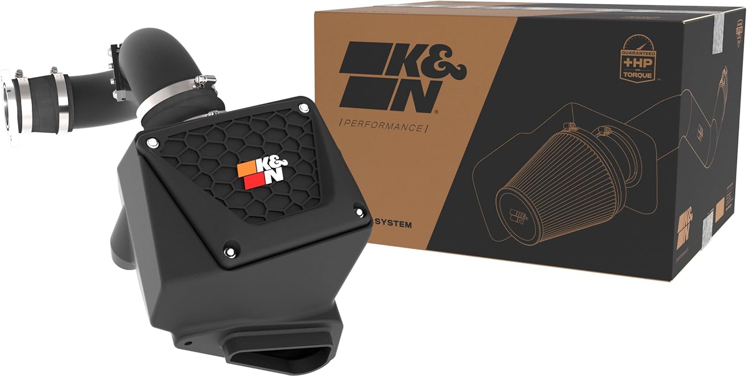 K&N Cold Air Intake System: High-Flow Air Filter, Increase Performance & Towing: Compatible with 2024-2025 Toyota: Land Crusier, Tacoma, 63-9043