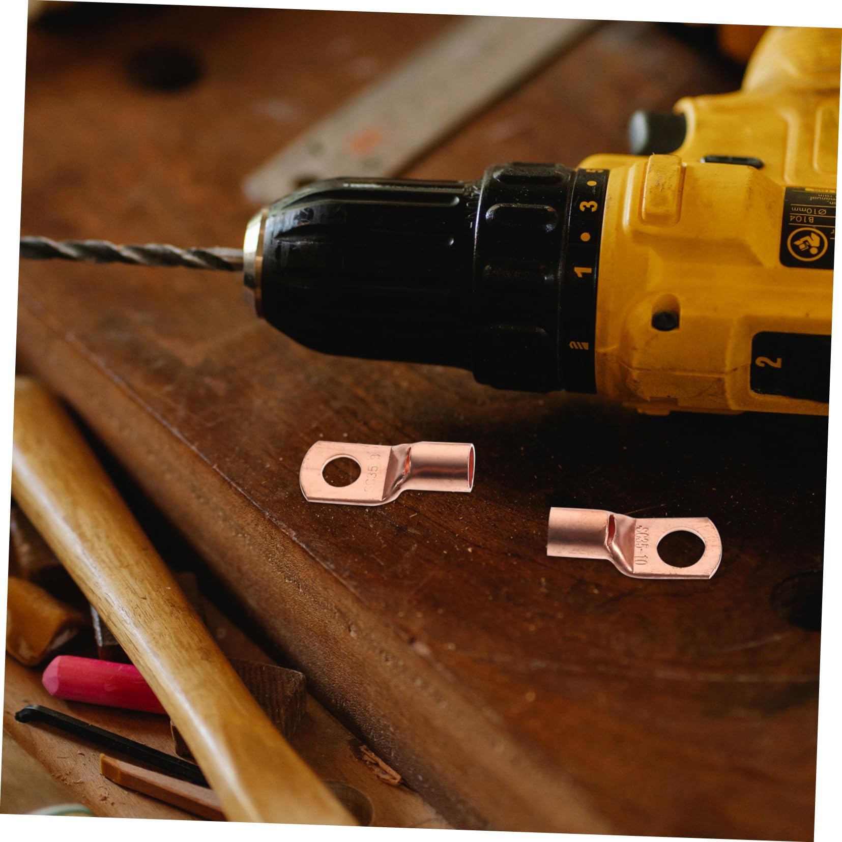 Capicorda Elettrico ad Anello Set 1 Rame con Guaina Termorestringente