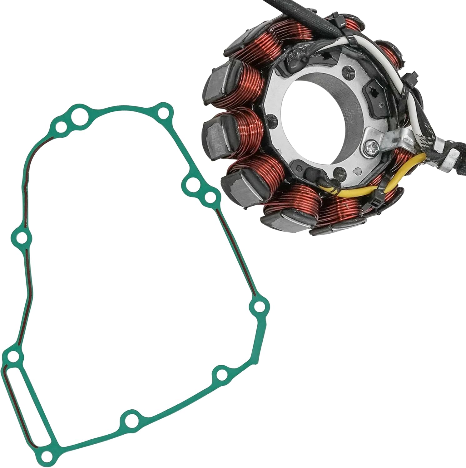 Caltric Stator and Gasket Compatible with Honda Crf450R Crf 450R 2010 2011 2012