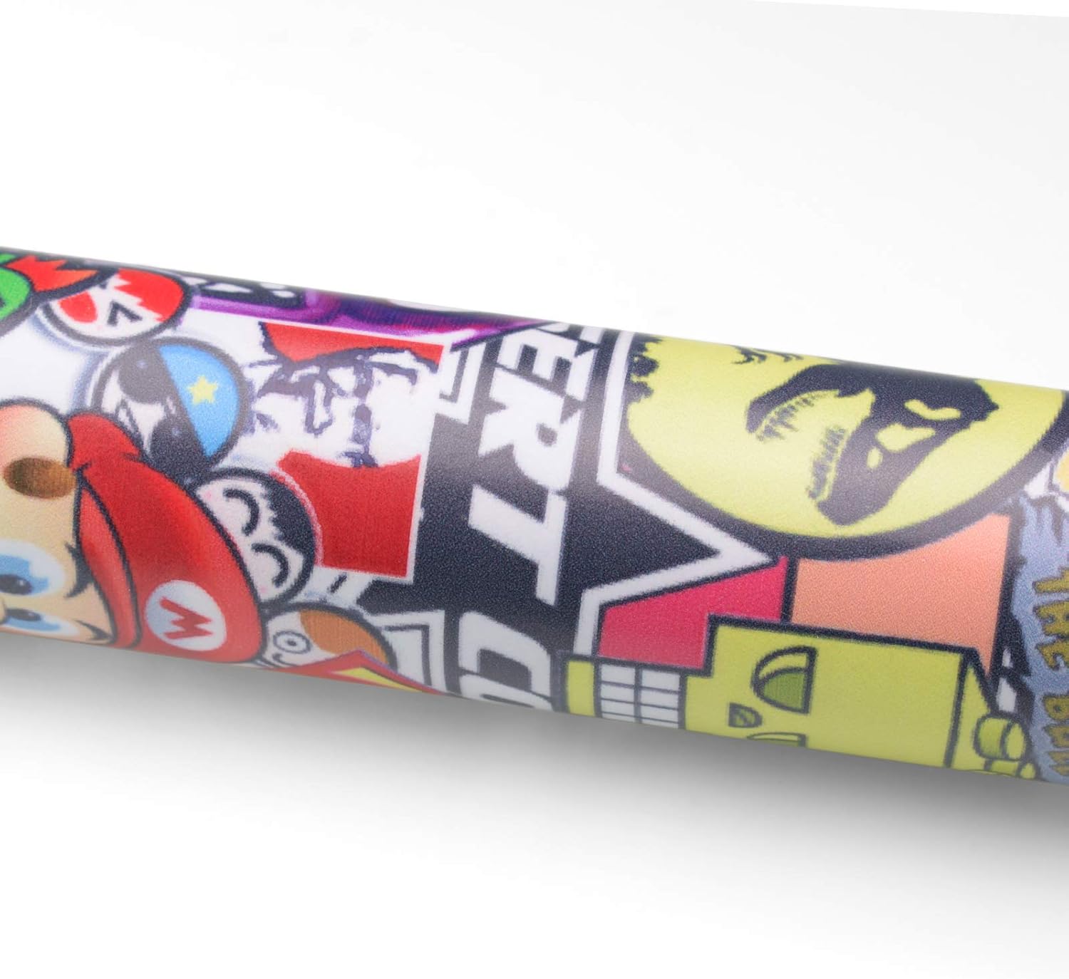 Free Tool Kit ST JDM Bomber Anime Graffiti Cartoon Car Auto Laptop Vinyl Wrap Sticker Decal Film Sheet (5FT x 10FT)