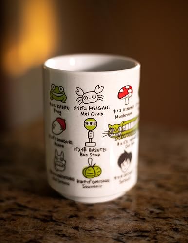 Miniatura 9 de Studio Ghibli - My Neighbor Totoro - Totoro and Friends, Taza de té japonesa de porcelana benélica
