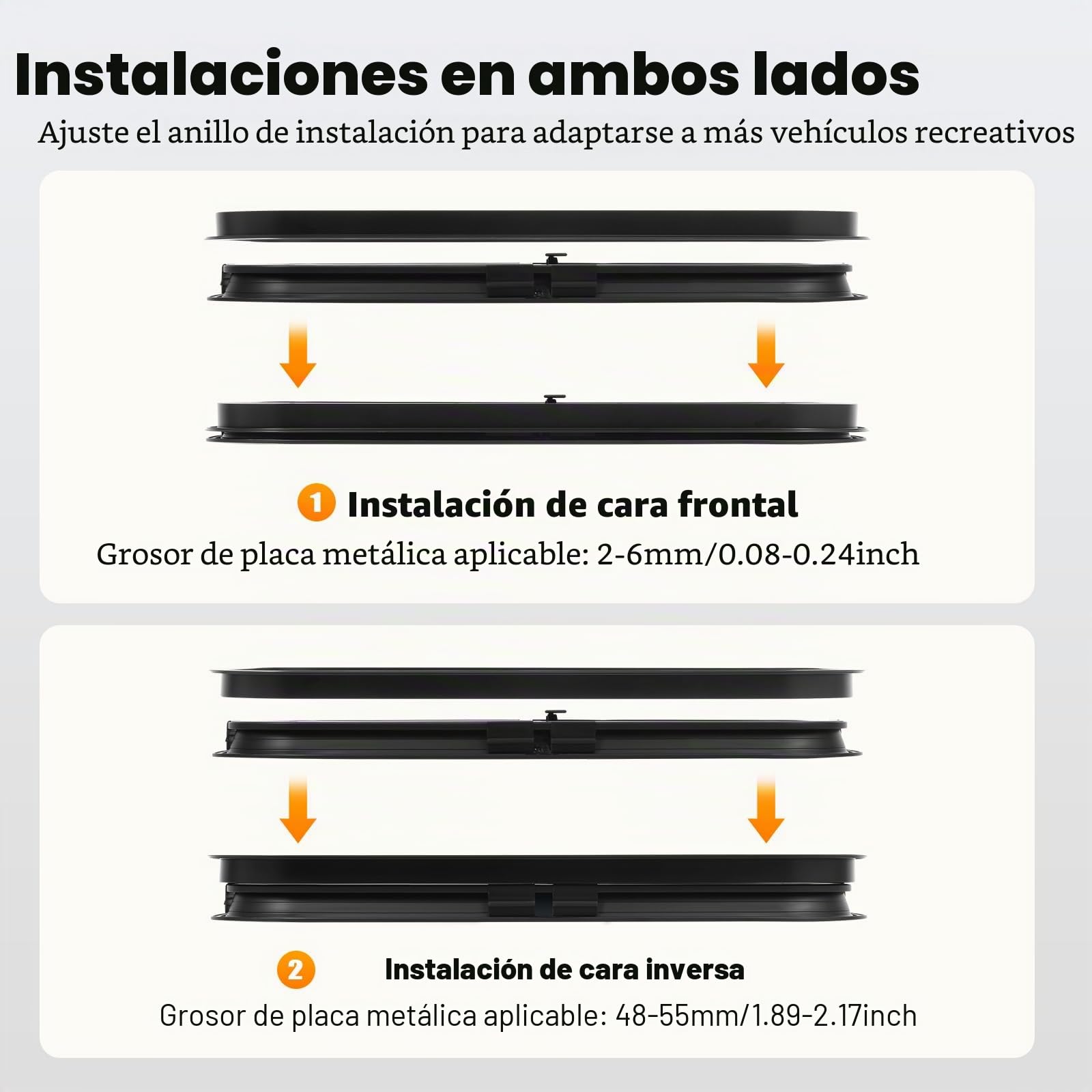 Ventana lateral de caravana, ventana corredera, protección contra insectos, para caravanas, remolques, camionetas o vehículos modificados, 700 x 400 mm