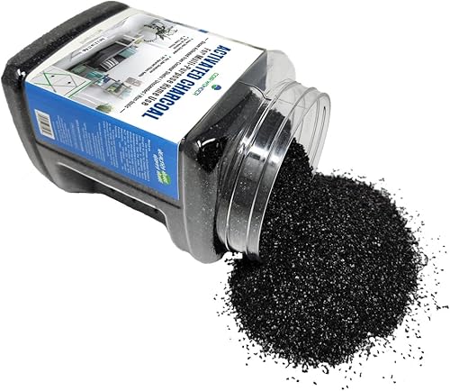Vista 2 de Absorbedor de olores de carbón activado, 2.2 libras, gránulos de carbono de cáscara de coco, purificador de aire natural para el hogar, automóvil