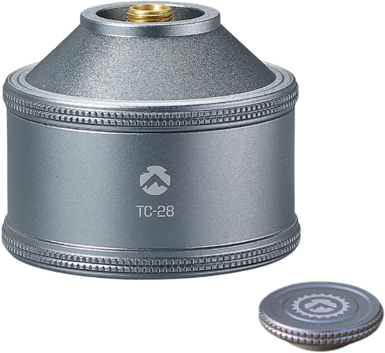 TC-28 Empty Refillable Cartridge for Backpack with EN417 Lindal Valve Silver 35g