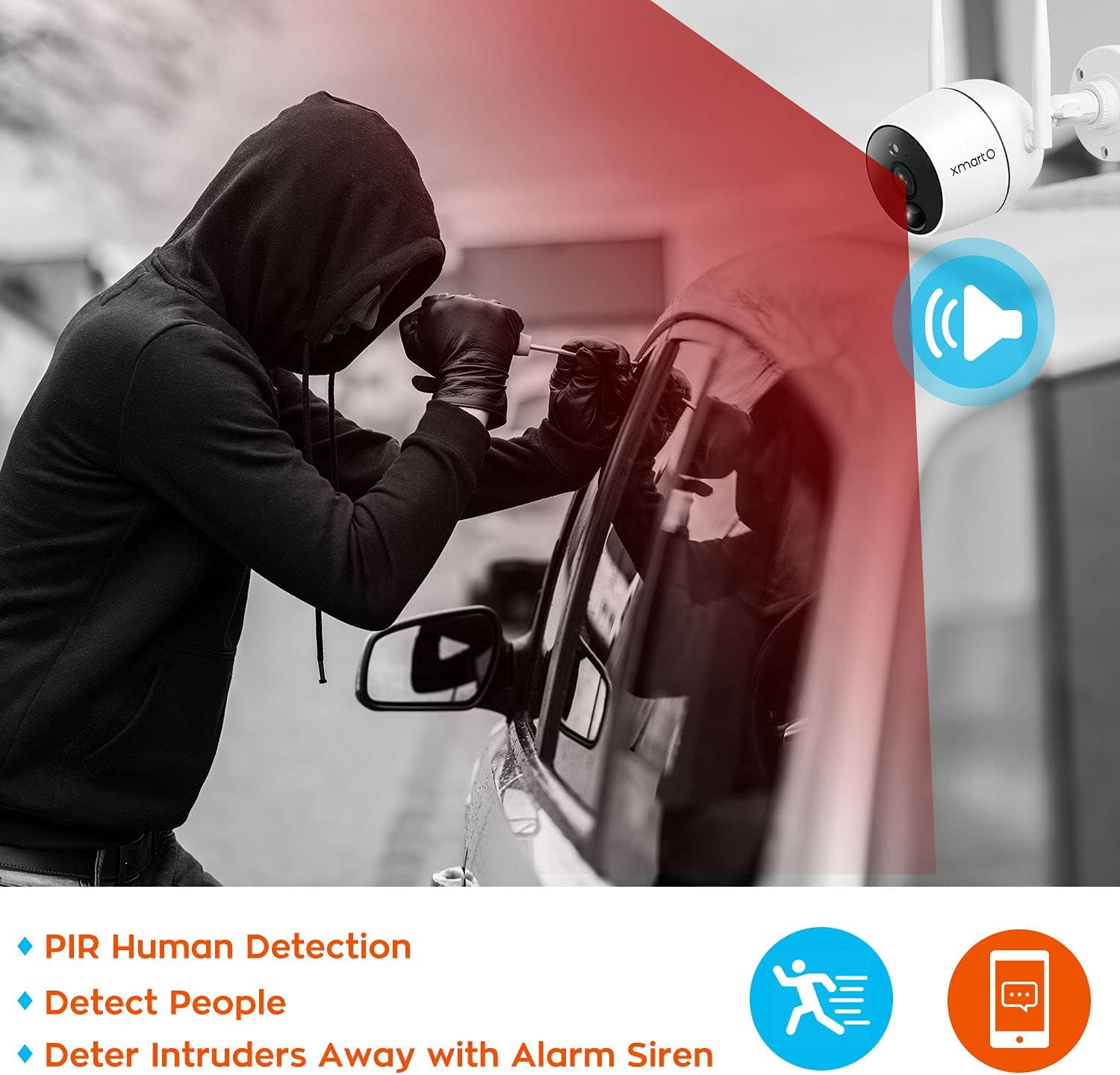 Best Quality ๐ฅ xmartO 3MP HD Wireless Security Camera, PIR Motion Detection, Two-Way Audio, WiFi Ip Home Surveillance Bullet Camera with Night Vision, Remote Access, Motion Video Alert Get Popular Offer xmartO 3MP HD Wireless Security Camera, PIR Motion Detection, Two-Way Audio, WiFi Ip Home Surveillance Bullet Camera with Night Vision, Remote Access, Motion Video Alert